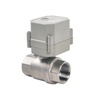 HK62-S Mini motorisierter 2-Wege-Kugelhahn aus Edelstahl