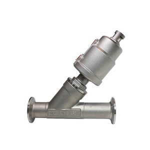 HK17C-C Y-f&ouml;rmiges pneumatisches Schr&auml;gsitzventil – Tri-Clamp-Anschluss