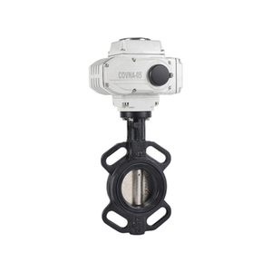 HK60-D วาล์วผีเสื้อเวเฟอร์เหล็กหล่อแบบใช้ไฟฟ้า