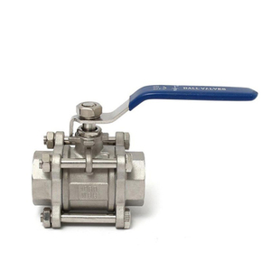 Dreiteiliger Kugelhahn mit Innengewinde HK3T