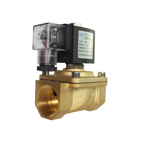 &Eacute;lectrovanne en laiton 2W31 avec lumi&egrave;re LED – action directe